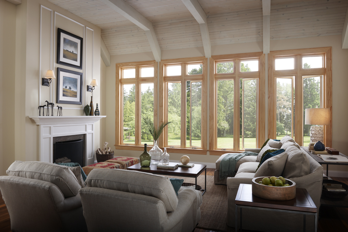 wood-clad windows