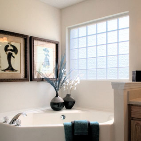 glass block window