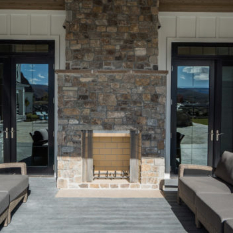 Aluminum clad wood doors